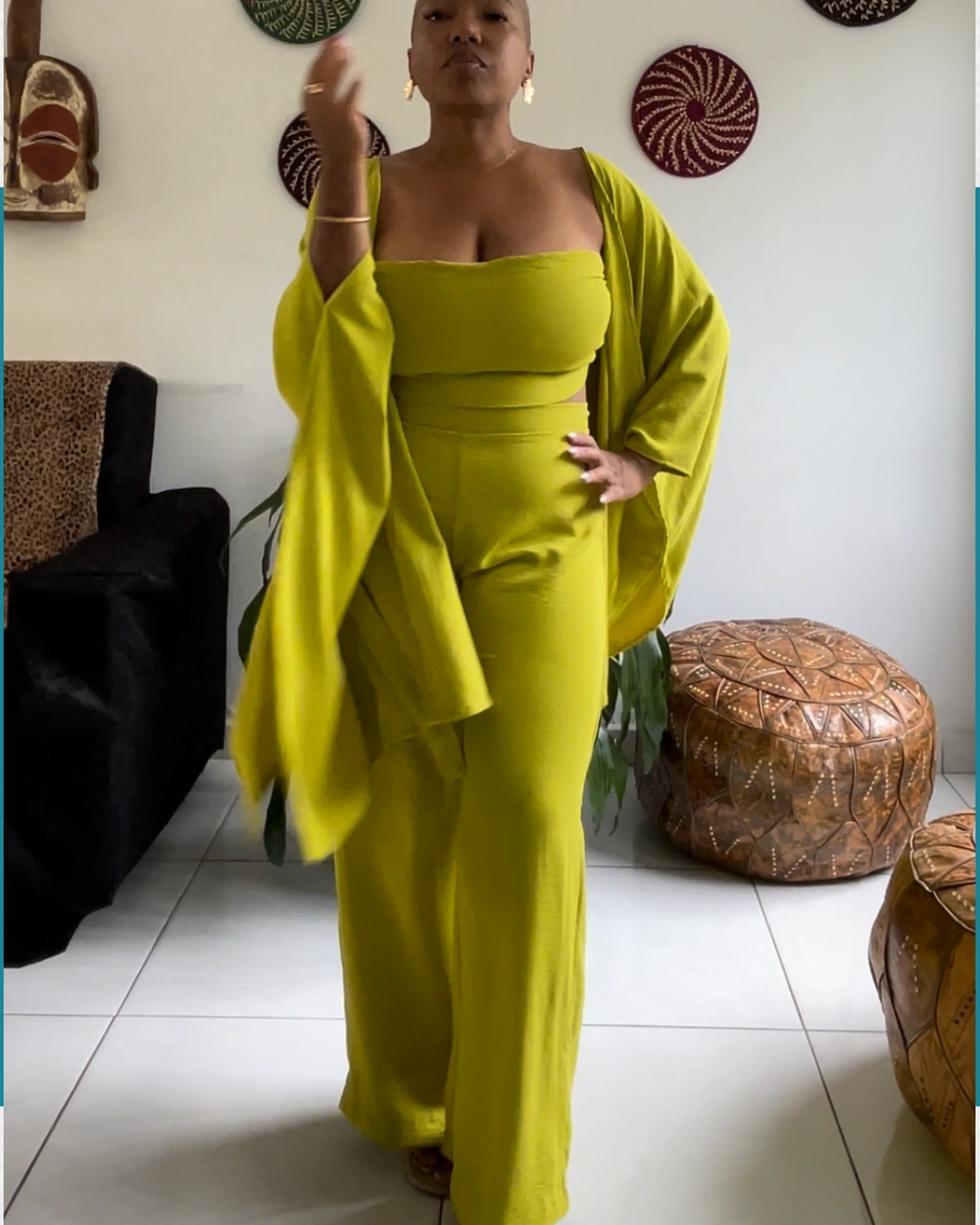 Lime green custom eleé design